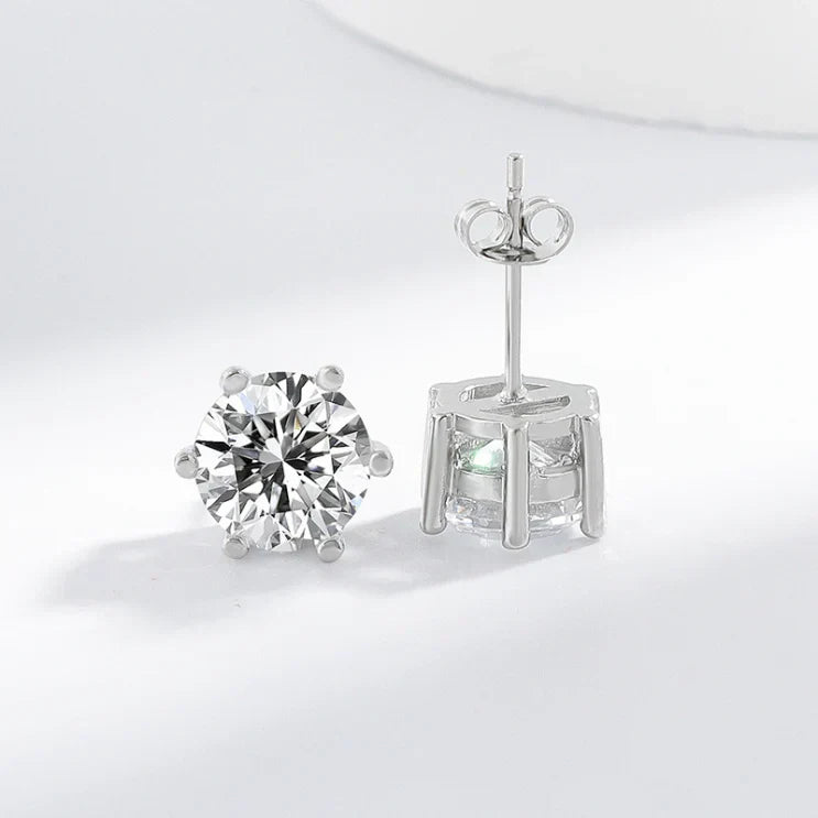 Tera Aretes | Oro Blanco