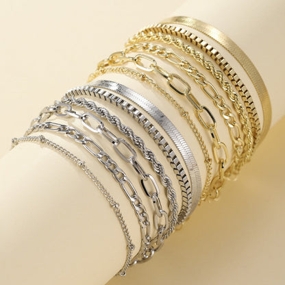 Ellis™ | Set de Pulseras de Oro