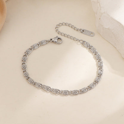 Pulsera de Cadena Trenzada Nusa | Oro