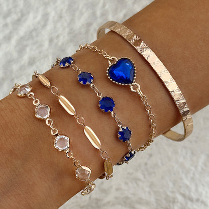 Aveline Northblue Set de Pulseras | Oro