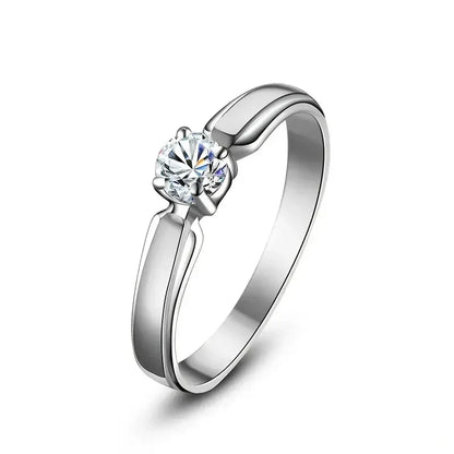 Anillo Solitario Firma Clara