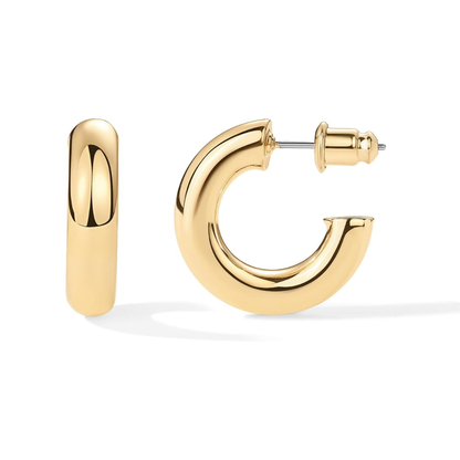 Aretes de Argolla Stardust | Oro