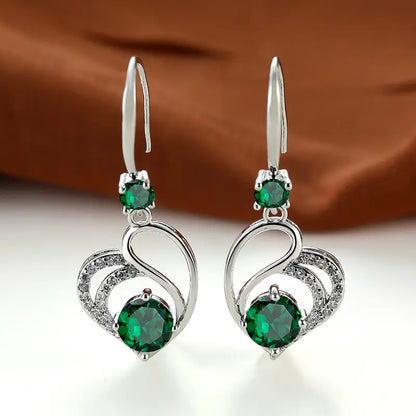 Seraphina Duval Aretes | Oro Blanco