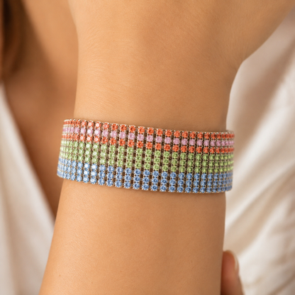 Signature Shine Pulsera | Oro Blanco