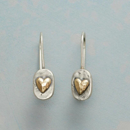 Aretes Heartlace Dorados | Oro