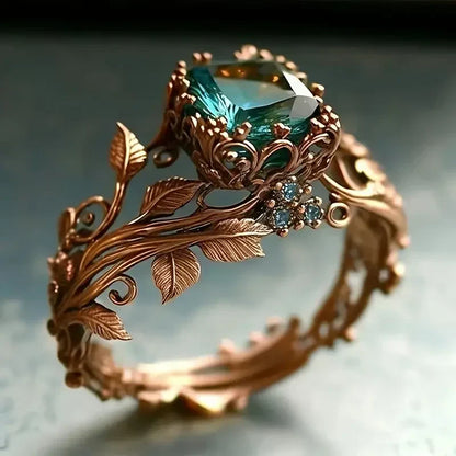 Forestlight Anillo de Cristal | Oro Rosa